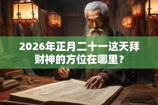 2026年正月二十一这天拜财神的方位在哪里? 2026年正月二十一这天拜财神的方位在哪里?