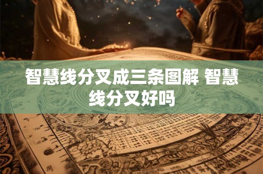 智慧线分叉成三条图解 智慧线分叉好吗