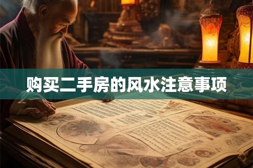 购买二手房的风水注意事项 购买二手房的风水注意事项
