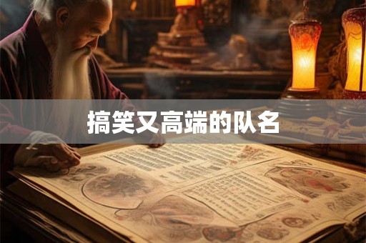 搞笑又高端的队名