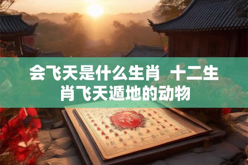 会飞天是什么生肖  十二生肖飞天遁地的动物
