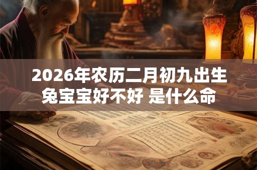 2026年农历二月初九出生兔宝宝好不好 是什么命
