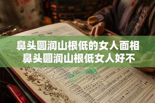 鼻头圆润山根低的女人面相 鼻头圆润山根低女人好不好