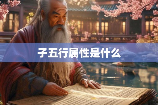 子五行属性是什么 子五行属性是什么