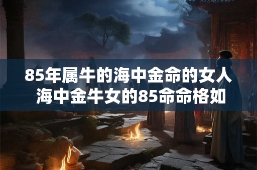 85年属牛的海中金命的女人 海中金牛女的85命命格如何