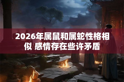2026年属鼠和属蛇性格相似 感情存在些许矛盾