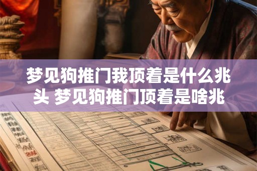 梦见狗推门我顶着是什么兆头 梦见狗推门顶着是啥兆头