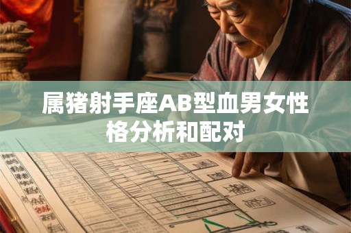 属猪射手座AB型血男女性格分析和配对 属猪射手座AB型血男女性格分析和配对