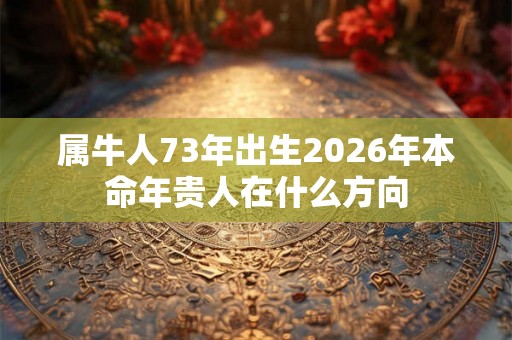 属牛人73年出生2026年本命年贵人在什么方向