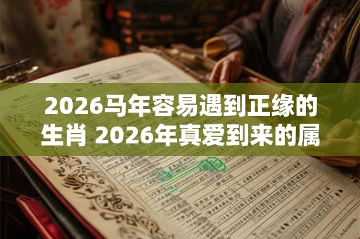 2026马年容易遇到正缘的生肖 2026年真爱到来的属相