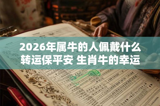 2026年属牛的人佩戴什么转运保平安 生肖牛的幸运挂饰 2026年属牛的人佩戴什么转运保平安 生肖牛的幸运挂饰