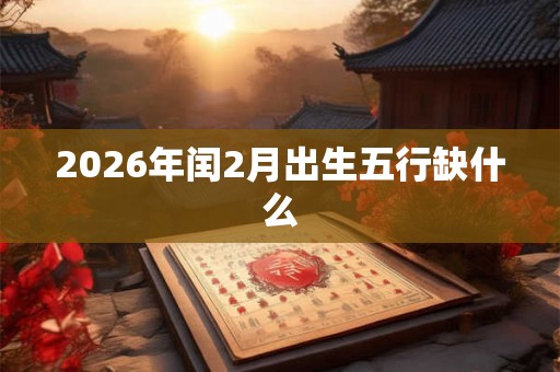 2026年闰2月出生五行缺什么