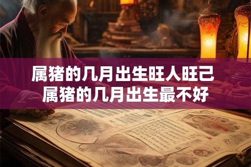 属猪的几月出生旺人旺己 属猪的几月出生最不好