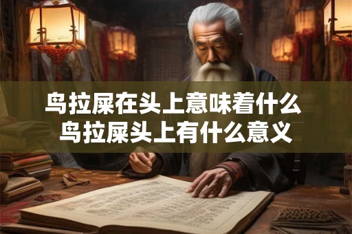 鸟拉屎在头上意味着什么 鸟拉屎头上有什么意义