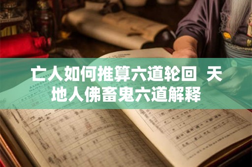 亡人如何推算六道轮回  天地人佛畜鬼六道解释