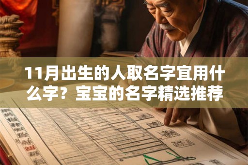 11月出生的人取名字宜用什么字？宝宝的名字精选推荐