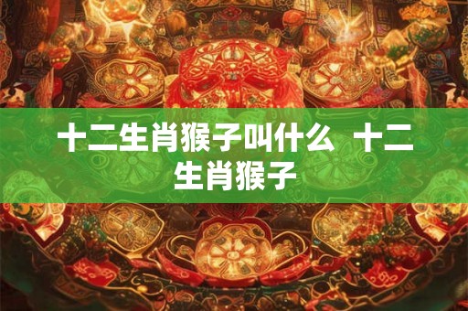 十二生肖猴子叫什么  十二生肖猴子