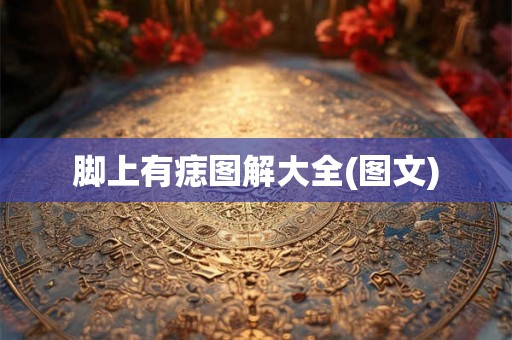 脚上有痣图解大全(图文)