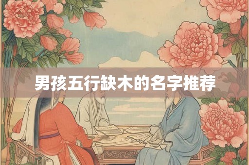男孩五行缺木的名字推荐