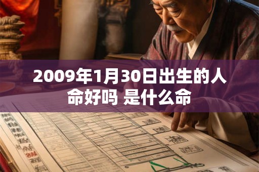 2009年1月30日出生的人命好吗 是什么命