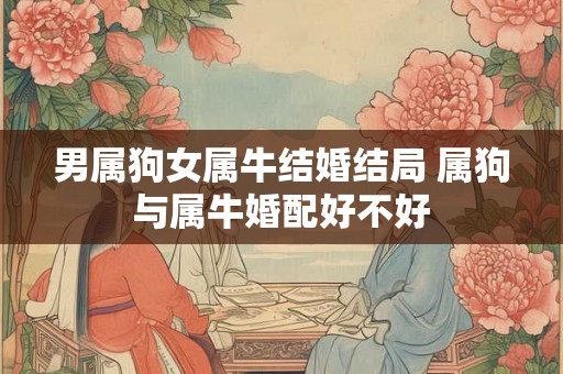 男属狗女属牛结婚结局 属狗与属牛婚配好不好