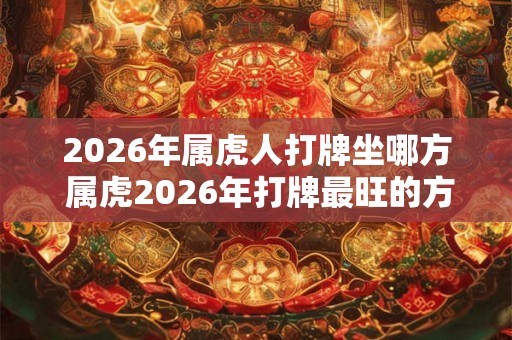 2026年属虎人打牌坐哪方 属虎2026年打牌最旺的方位