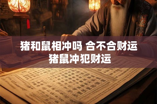 猪和鼠相冲吗 合不合财运 猪鼠冲犯财运 猪和鼠相冲吗 合不合财运 猪鼠冲犯财运