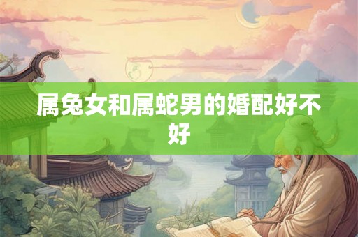 属兔女和属蛇男的婚配好不好 属兔女和属蛇男的婚配好不好