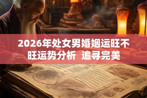 2026年处女男婚姻运旺不旺运势分析  追寻完美