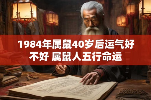 1984年属鼠40岁后运气好不好 属鼠人五行命运