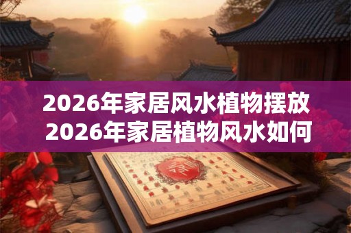 2026年家居风水植物摆放 2026年家居植物风水如何布置