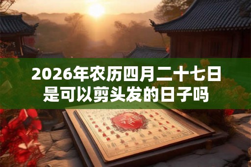2026年农历四月二十七日是可以剪头发的日子吗 2026年农历四月二十七日是可以剪头发的日子吗