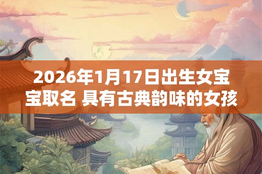 2026年1月17日出生女宝宝取名 具有古典韵味的女孩名字 2026年1月17日出生女宝宝取名 具有古典韵味的女孩名字
