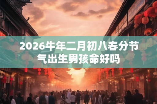 2026牛年二月初八春分节气出生男孩命好吗 2026牛年二月初八春分节气出生男孩命好吗