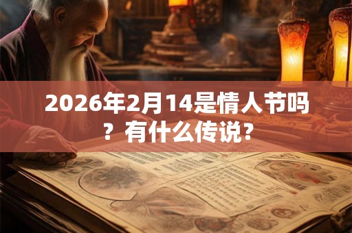 2026年2月14是情人节吗？有什么传说？