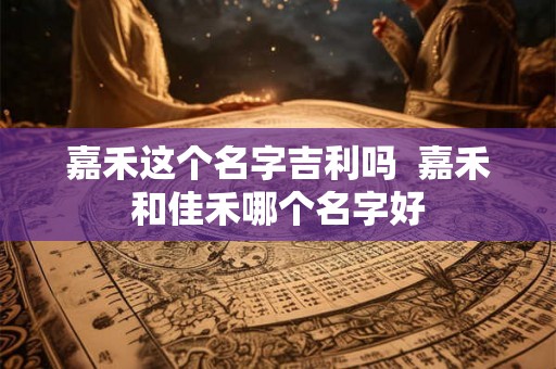 嘉禾这个名字吉利吗  嘉禾和佳禾哪个名字好