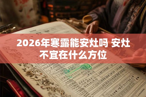 2026年寒露能安灶吗 安灶不宜在什么方位
