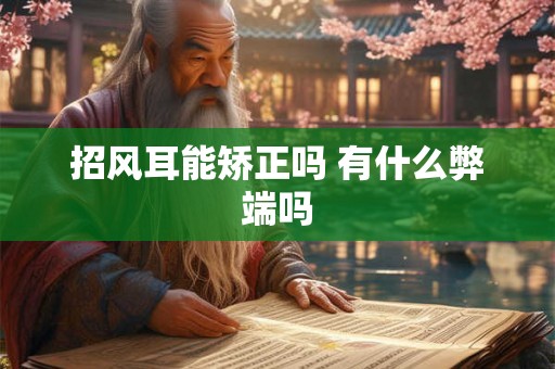 招风耳能矫正吗 有什么弊端吗