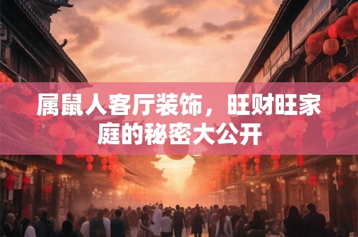 属鼠人客厅装饰，旺财旺家庭的秘密大公开