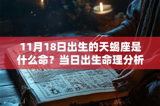 11月18日出生的天蝎座是什么命？当日出生命理分析