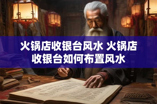 火锅店收银台风水 火锅店收银台如何布置风水