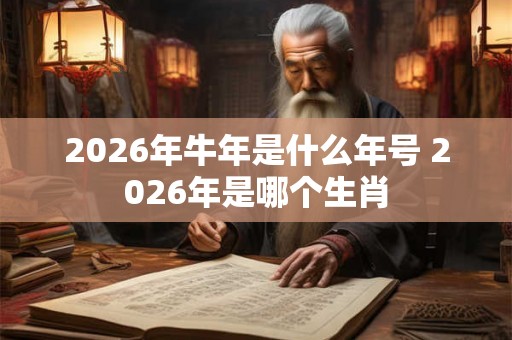 2026年牛年是什么年号 2026年是哪个生肖 2026年牛年是什么年号 2026年是哪个生肖
