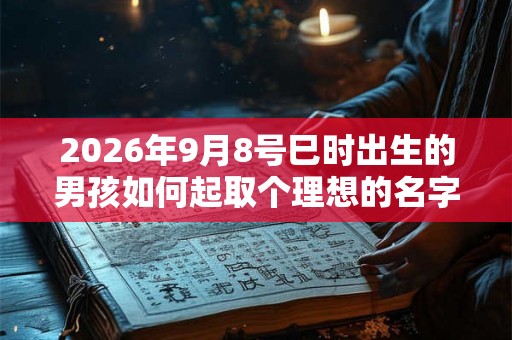 2026年9月8号巳时出生的男孩如何起取个理想的名字,五行属什么 2026年9月8号巳时出生的男孩如何起取个理想的名字,五行属什么