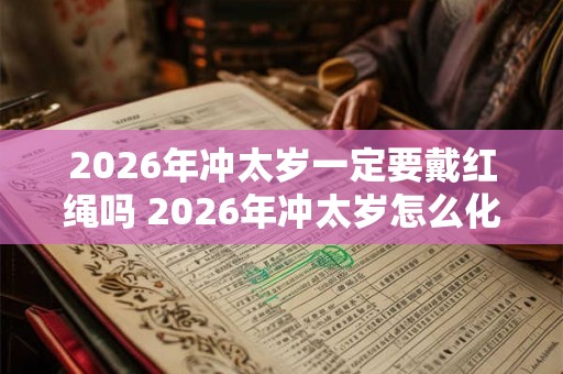2026年冲太岁一定要戴红绳吗 2026年冲太岁怎么化解 2026年冲太岁一定要戴红绳吗 2026年冲太岁怎么化解