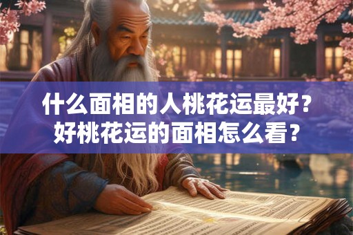 什么面相的人桃花运最好？好桃花运的面相怎么看？
