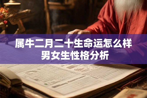 属牛二月二十生命运怎么样 男女生性格分析 属牛二月二十生命运怎么样 男女生性格分析