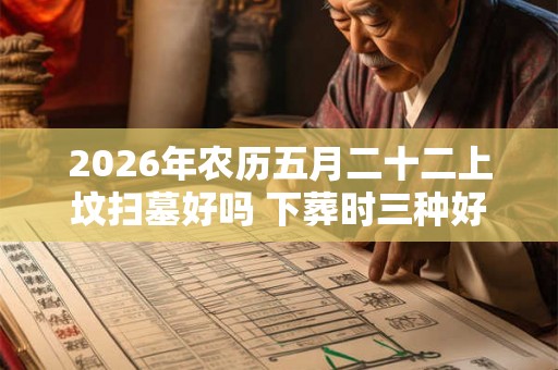 2026年农历五月二十二上坟扫墓好吗 下葬时三种好征兆