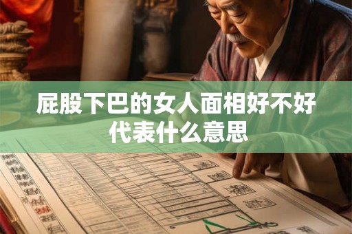 屁股下巴的女人面相好不好 代表什么意思 屁股下巴的女人面相好不好 代表什么意思