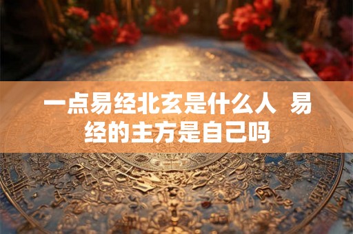 一点易经北玄是什么人  易经的主方是自己吗