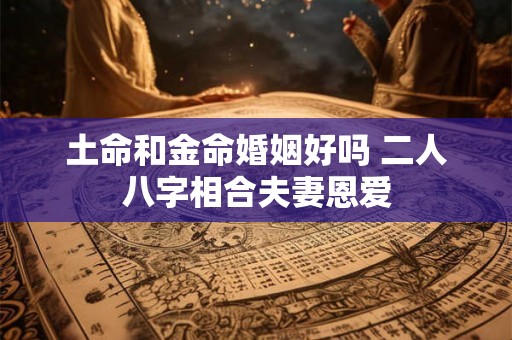 土命和金命婚姻好吗 二人八字相合夫妻恩爱